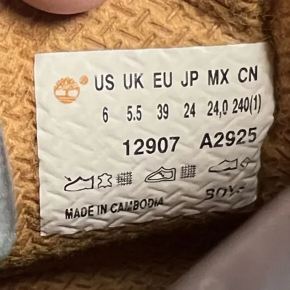 Timberland Boots Boys Junior Size 6 Premium NuBuck Leather Gree - Picture 9 of 10